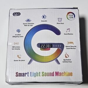 G63 Intelligent Light Sound Machine with RGB Display